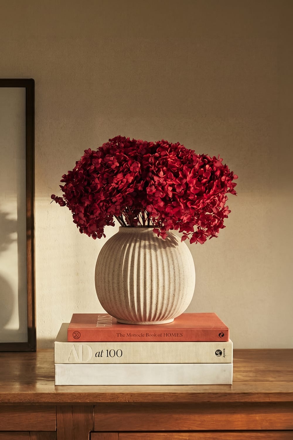 Ramo Hortensia Rojo