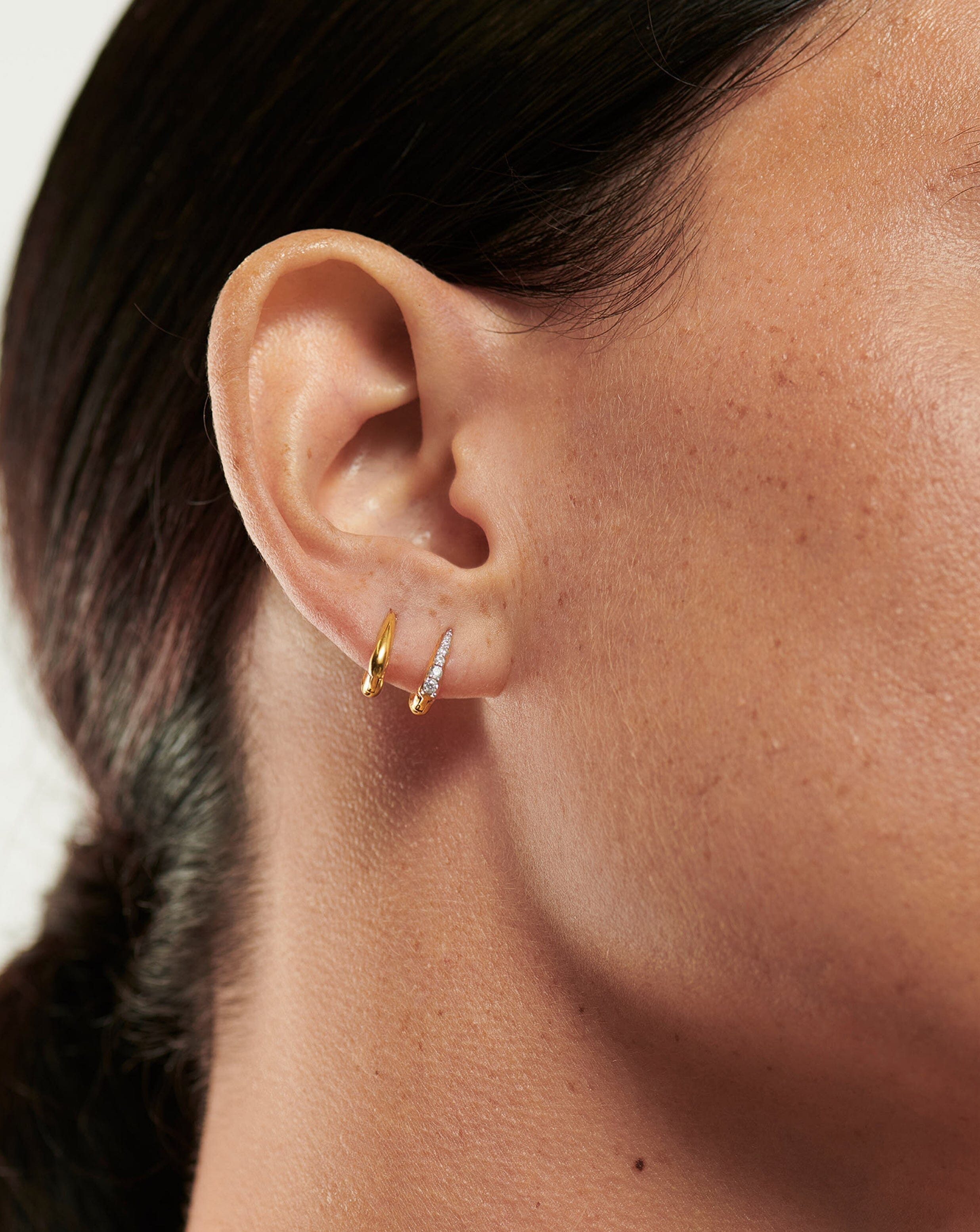 Claw Huggies | 18ct Gold Vermeil