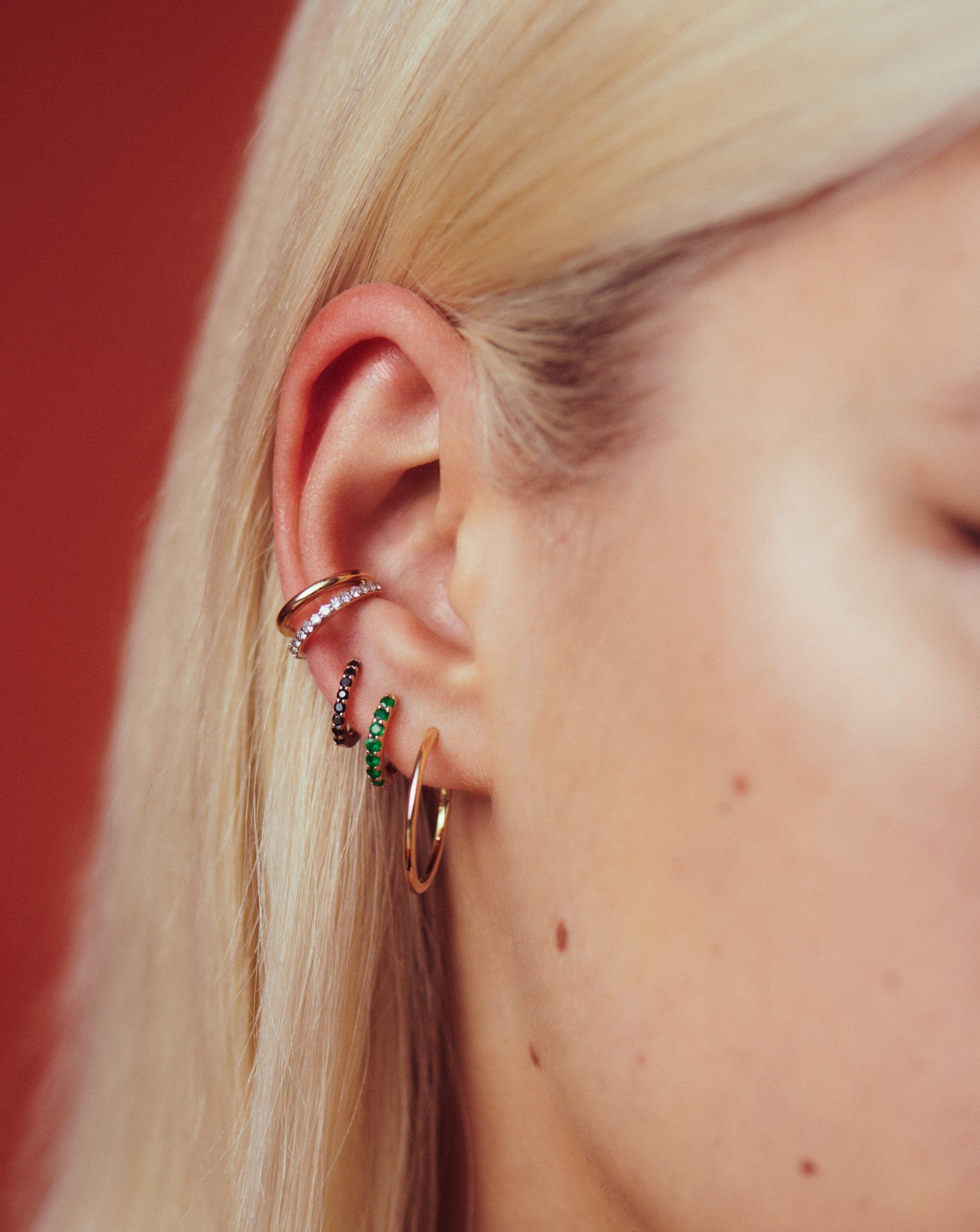 Solid Gold Classic Small Hoop Earrings
