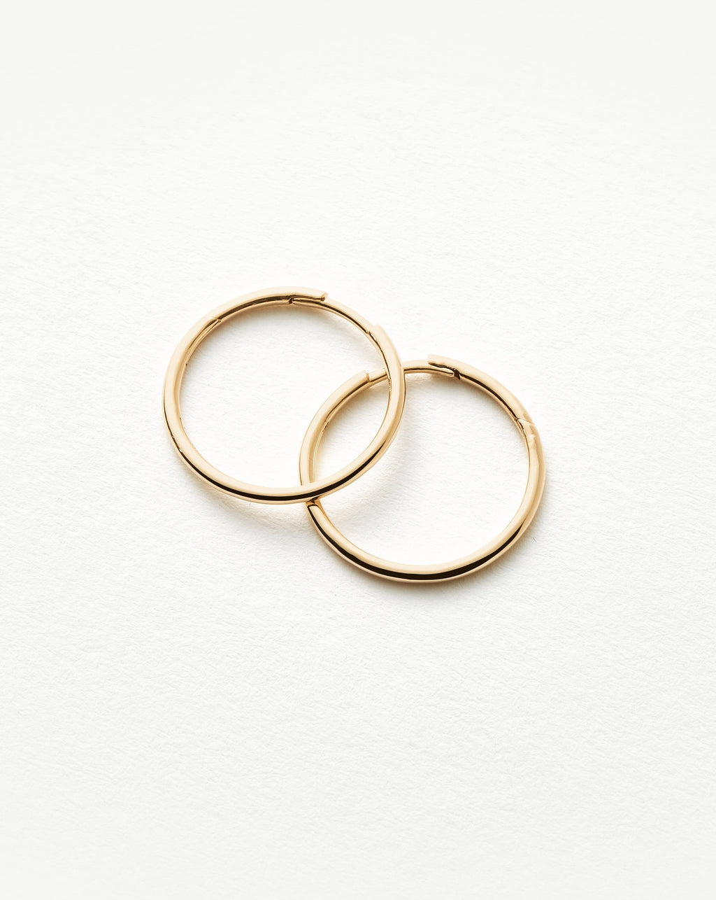 Solid Gold Classic Small Hoop Earrings