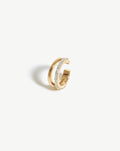 Solid Gold Diamond Double Ear Cuff