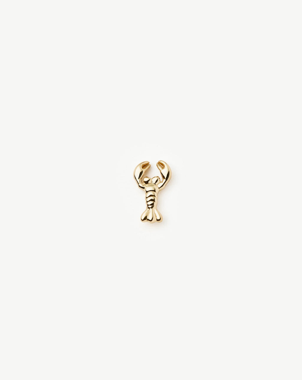 Solid Gold Lobster Single Stud Earring | 14ct Solid Gold